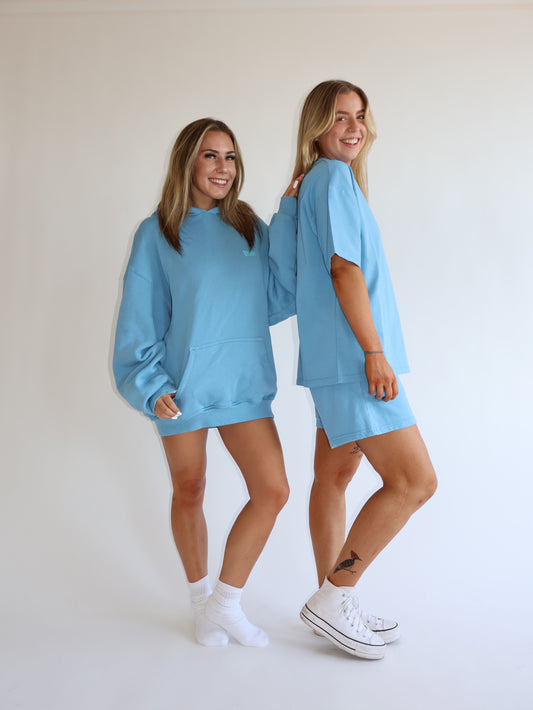 Blue Bubble Gum Heavyweight Hoodie