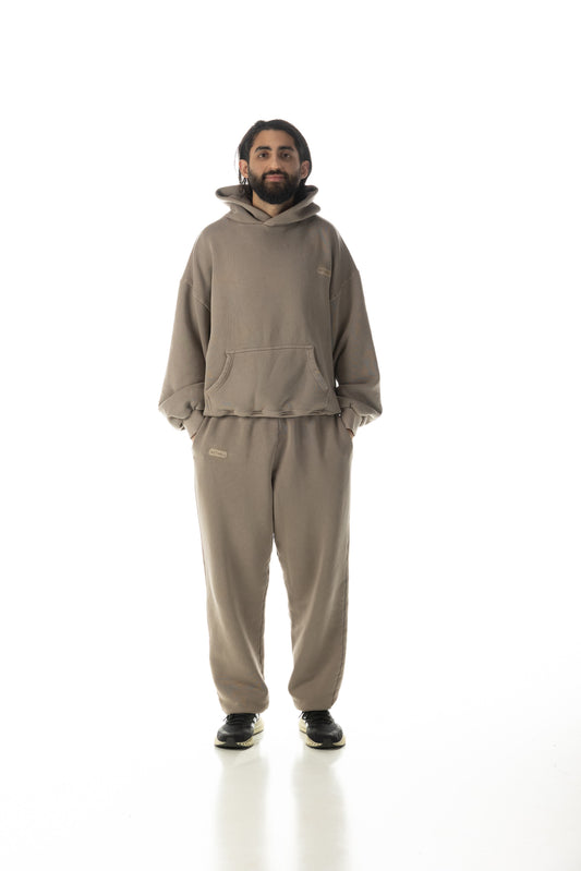 Vintage Taupe Hoodie