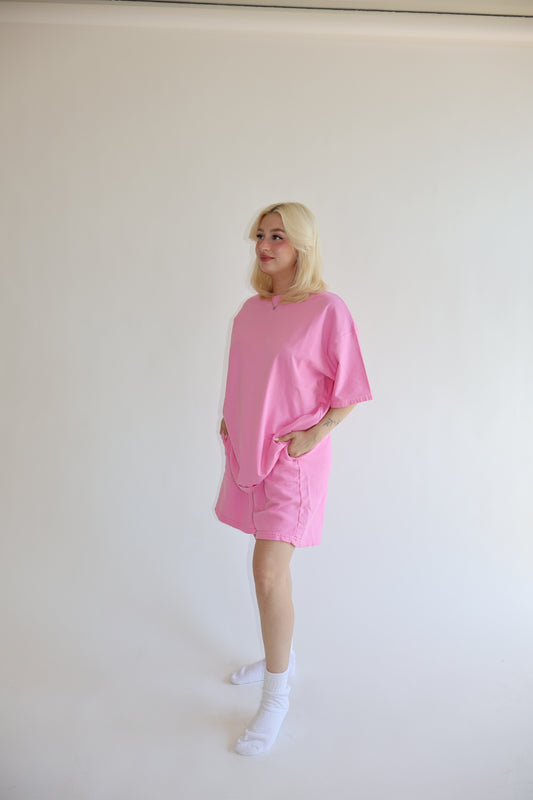 Cotton Candy Pink Shorts